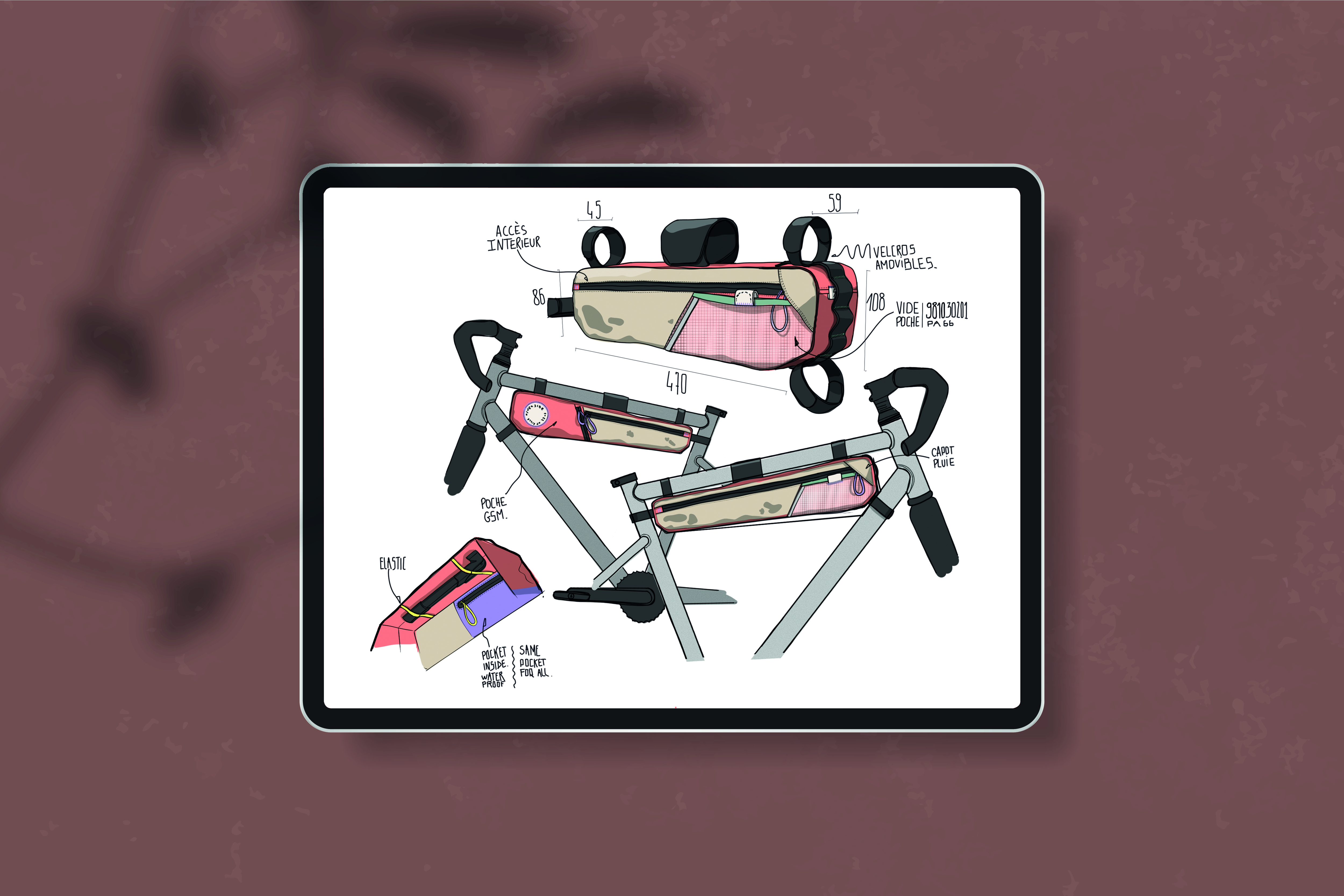 Bag，Receive，Bicycle，Simplicity，convenient，