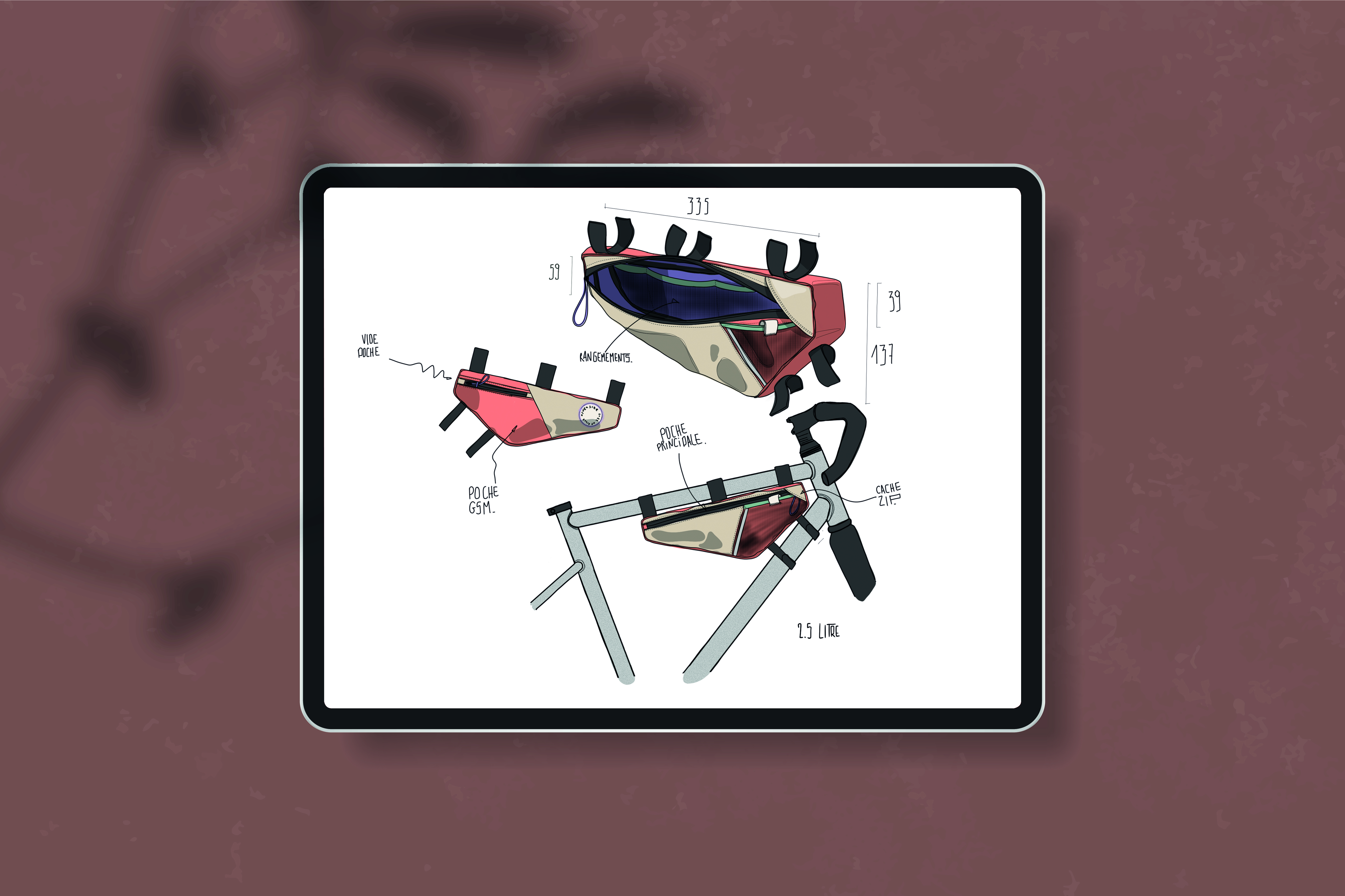 Bag，Receive，Bicycle，Simplicity，convenient，