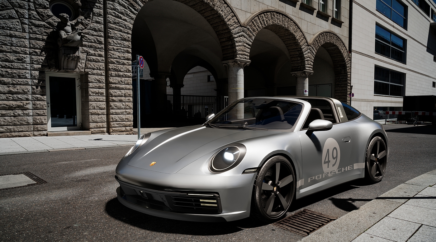c4d，cr，Car rendering，