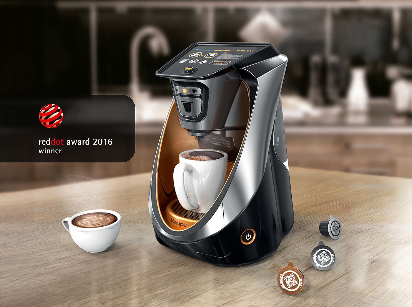 kallpa，Coffee machine，2016 red dot，