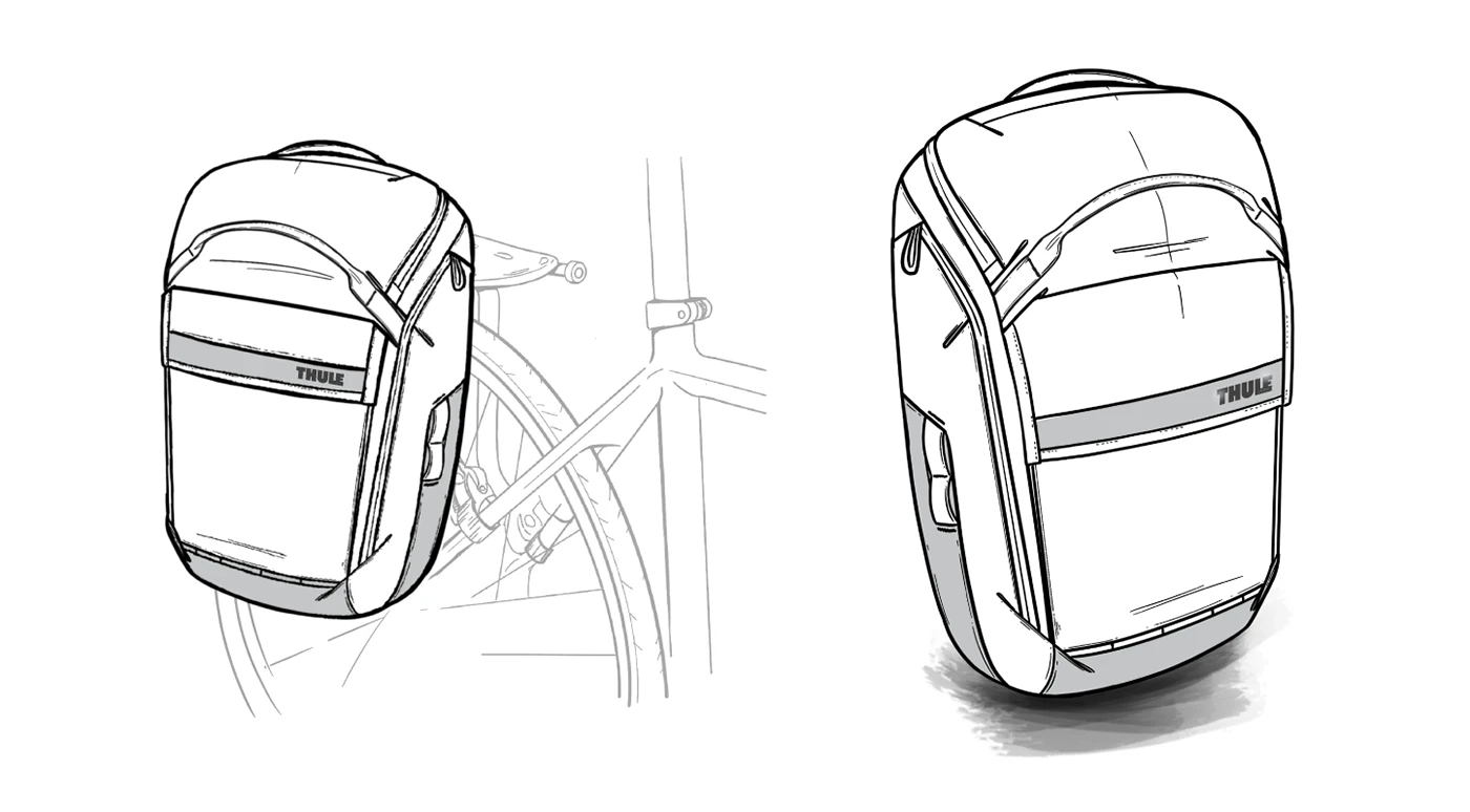 Thule，knapsack，a bag，Outdoor equipment，