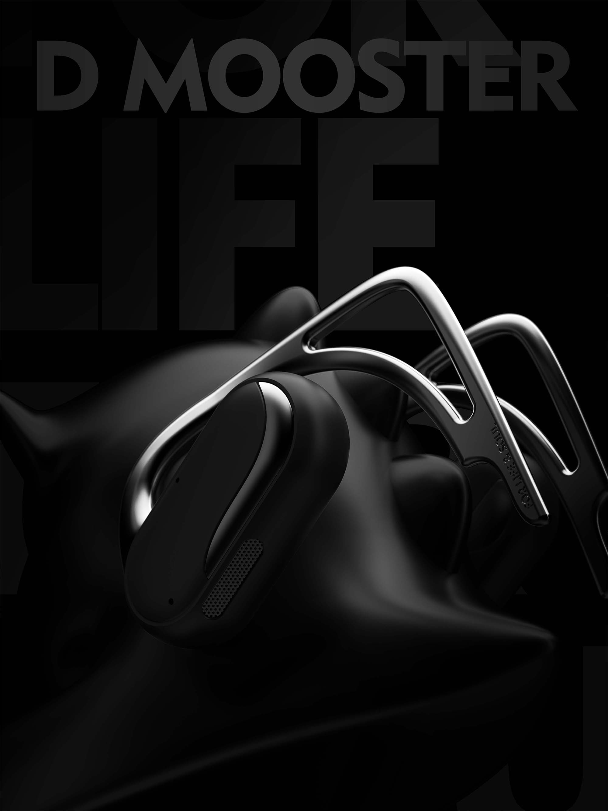 Big Monster，Bluetooth headset，dmooster，industrial design，3C products，Chaopin，IP，brand，