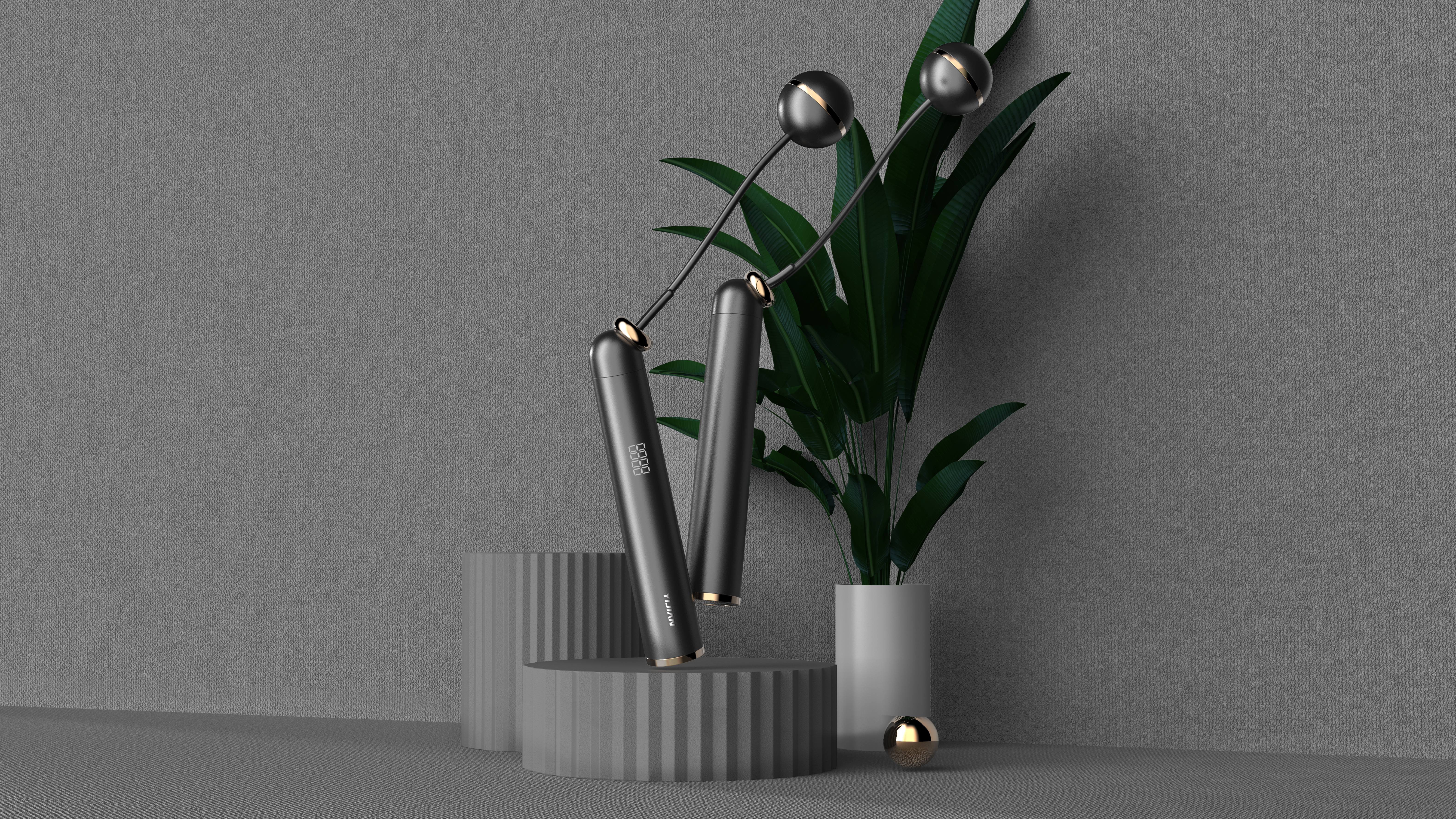 Female intelligent rope skipping，