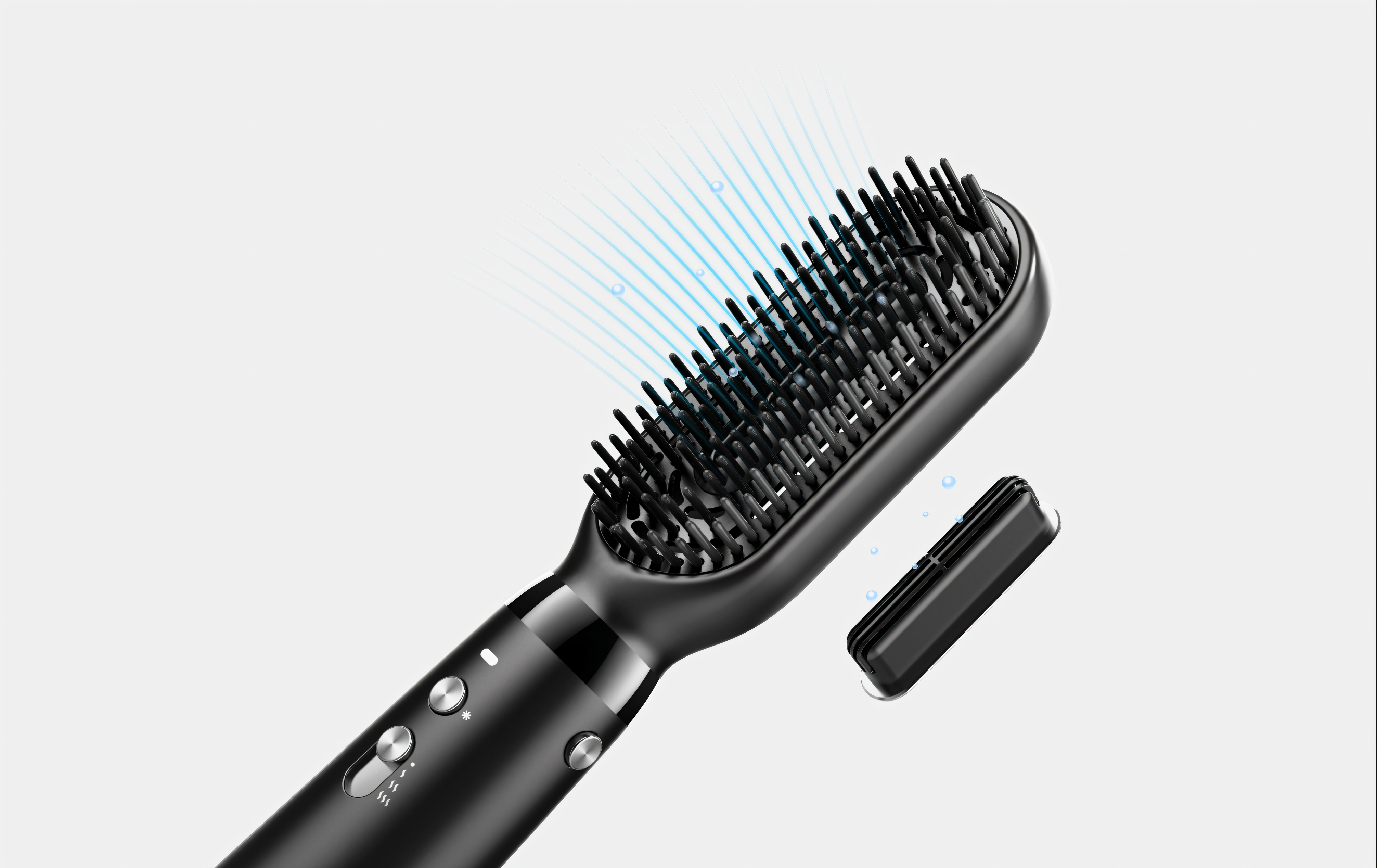 Hot air comb，Personal care，Lazy comb，Modeling comb，industrial design，product design，