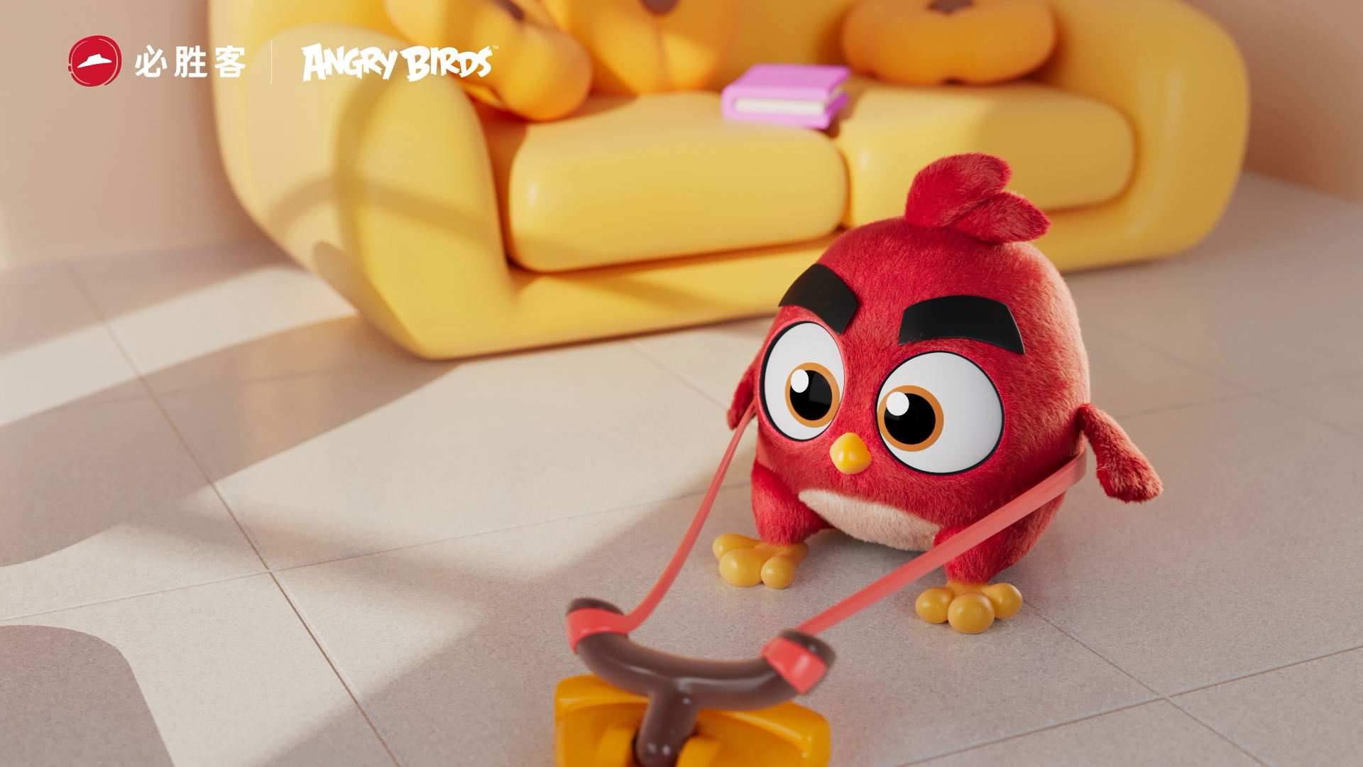 Pizza hut，Angry Birds，IP Role，animation，cg，Special effects，three-dimensional，