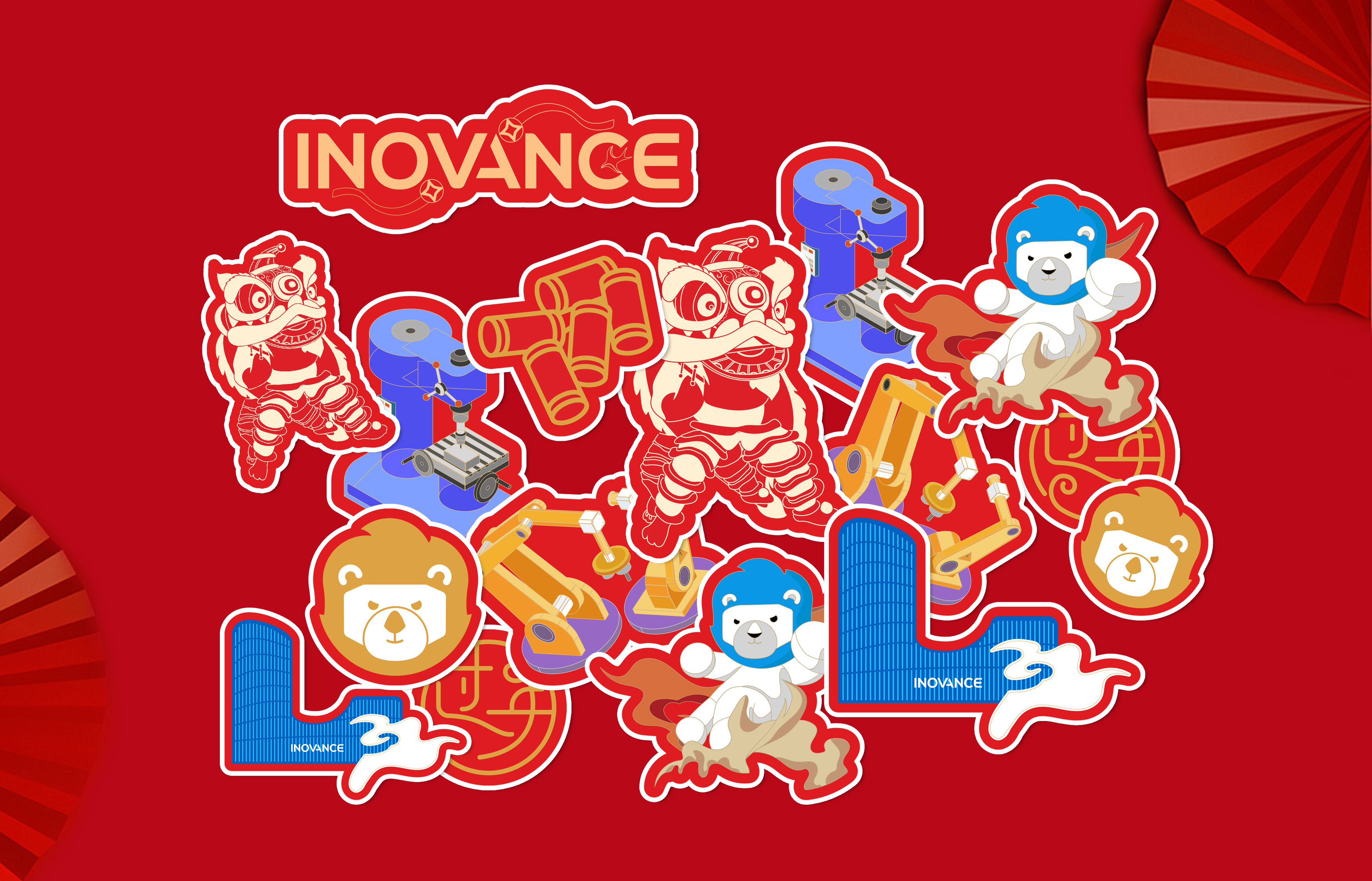 Creative packaging, brand vision, flat, IP, font，