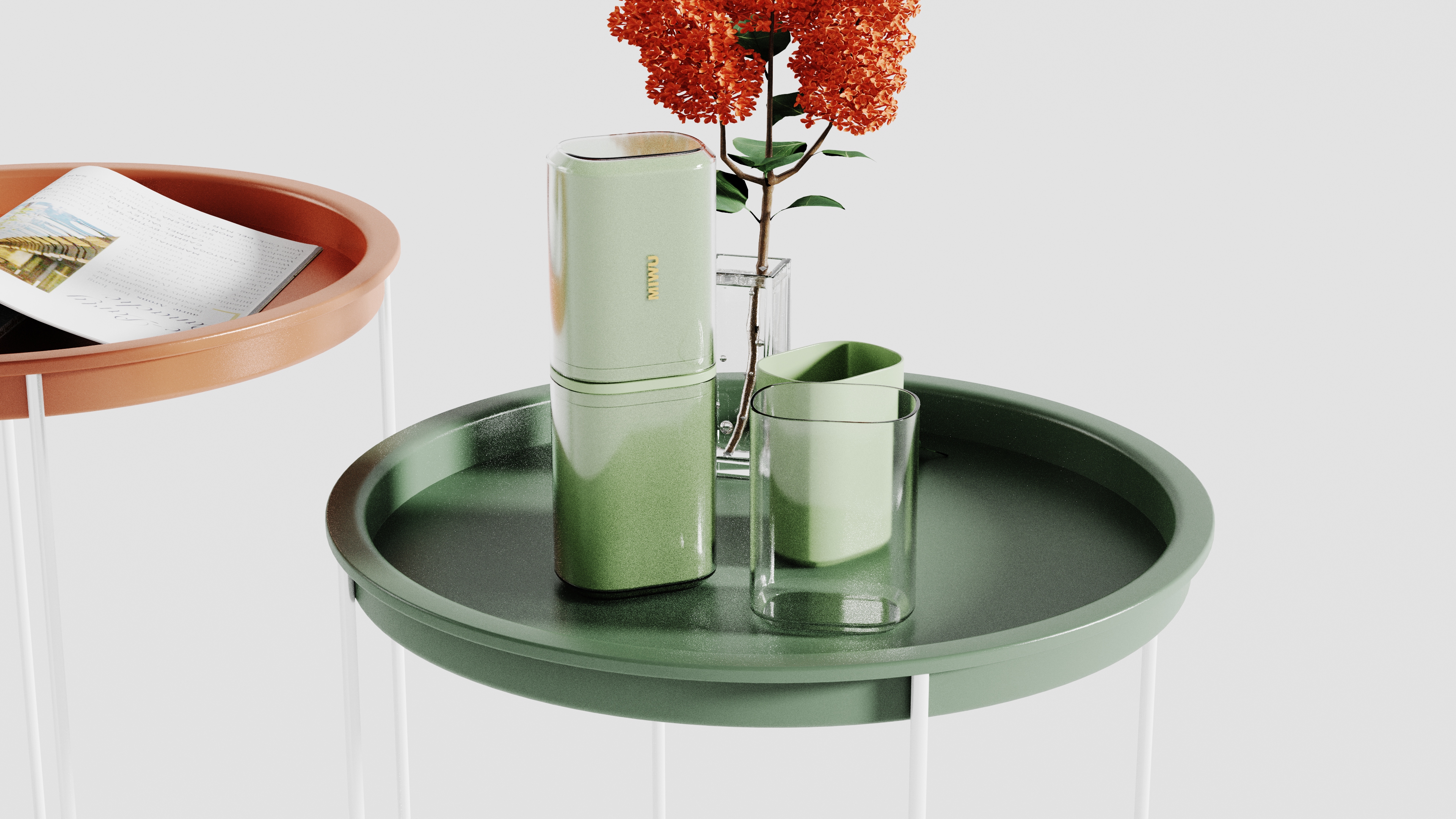 Toothbrush cup，travel，Appearance design，