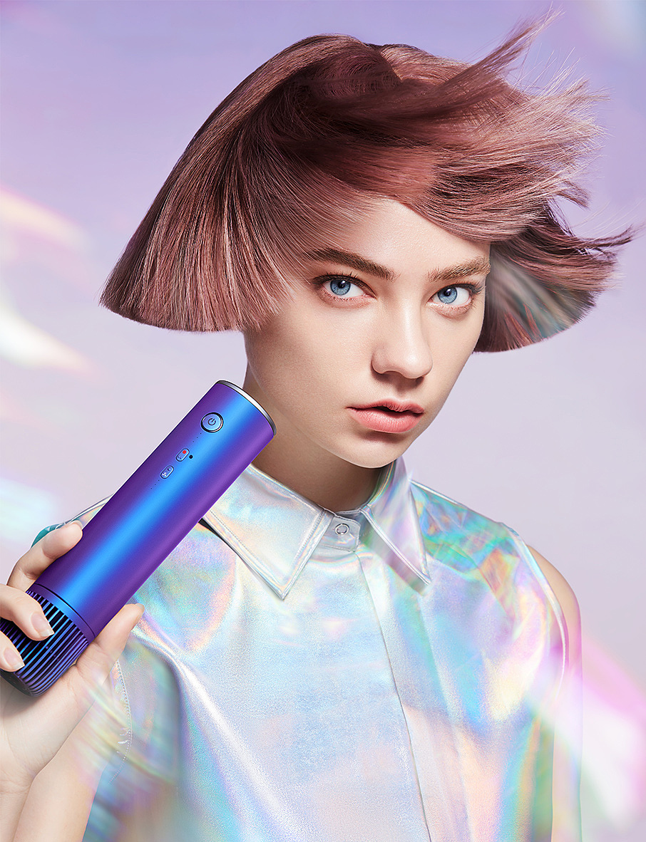 hair drier，essential oil，Hairdressing，Beauty，Change head，laser，Steam wave，Cyberpunk，