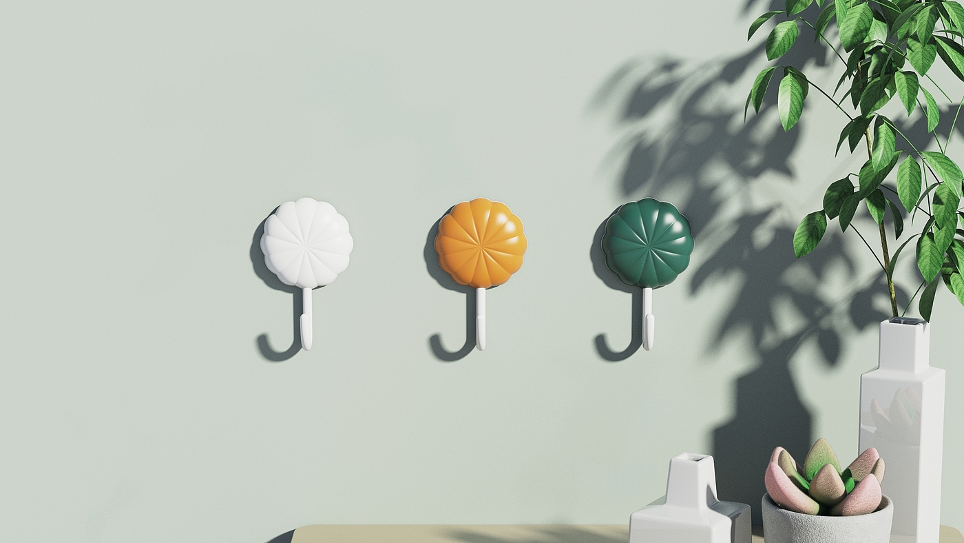 Appearance design，a hook，industrial design，