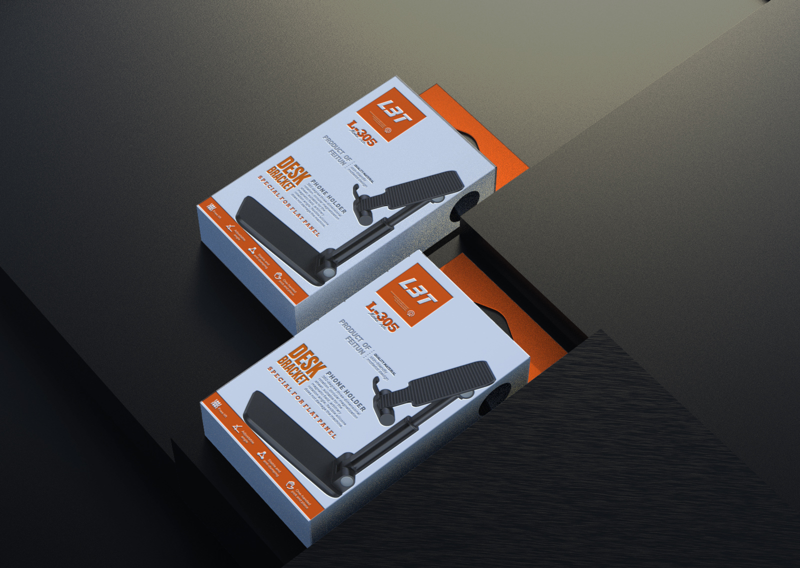 mobile phone，Mobile phone bracket，Bracket，packing design，Brand design，