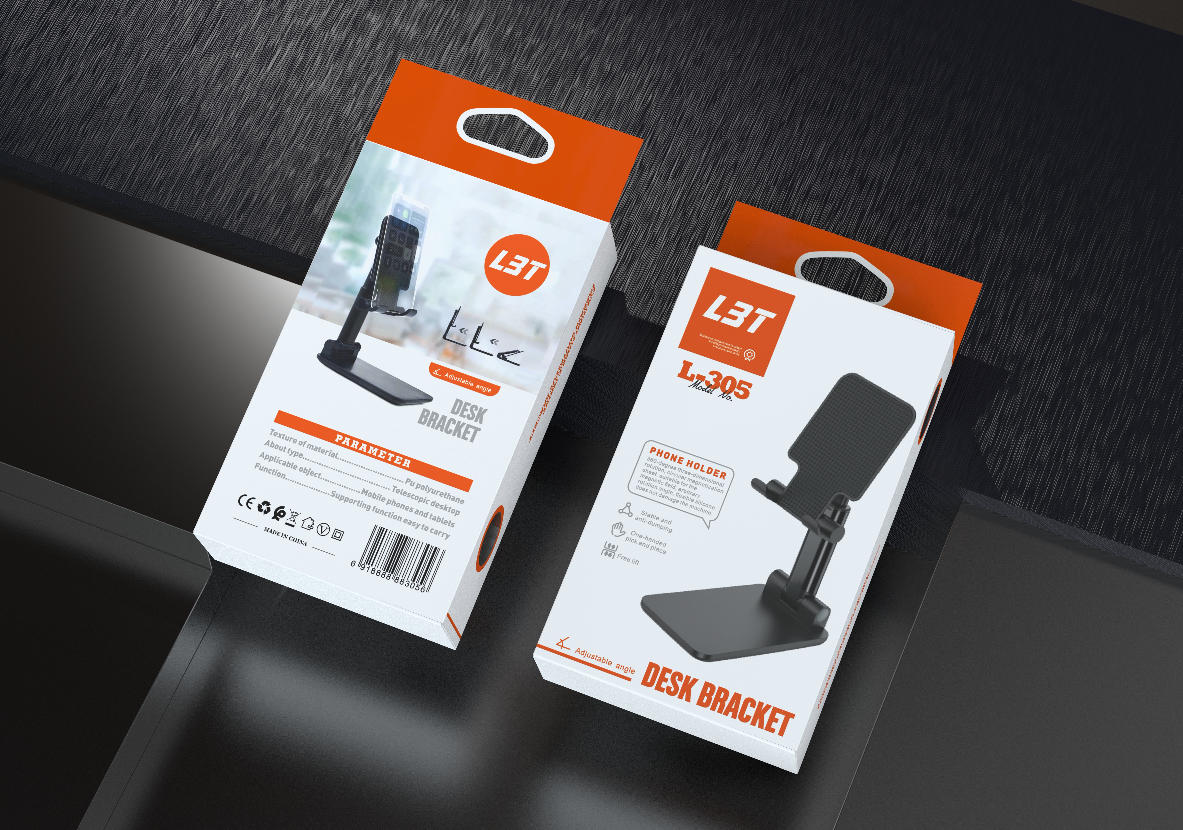 mobile phone，Mobile phone bracket，Bracket，packing design，Brand design，