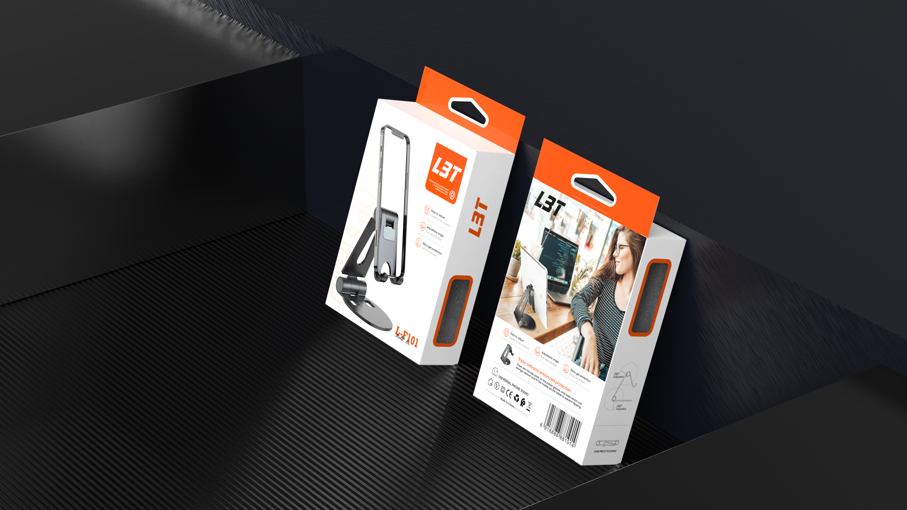 mobile phone，Mobile phone bracket，Bracket，packing design，Brand design，