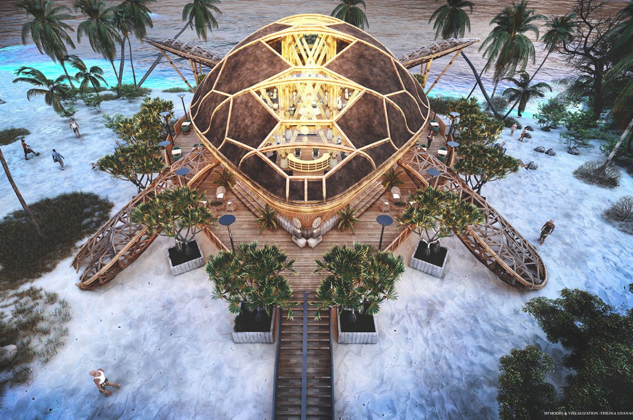 Turtle Restaurant，Turtle Restaurant，Architecture，environmental design，