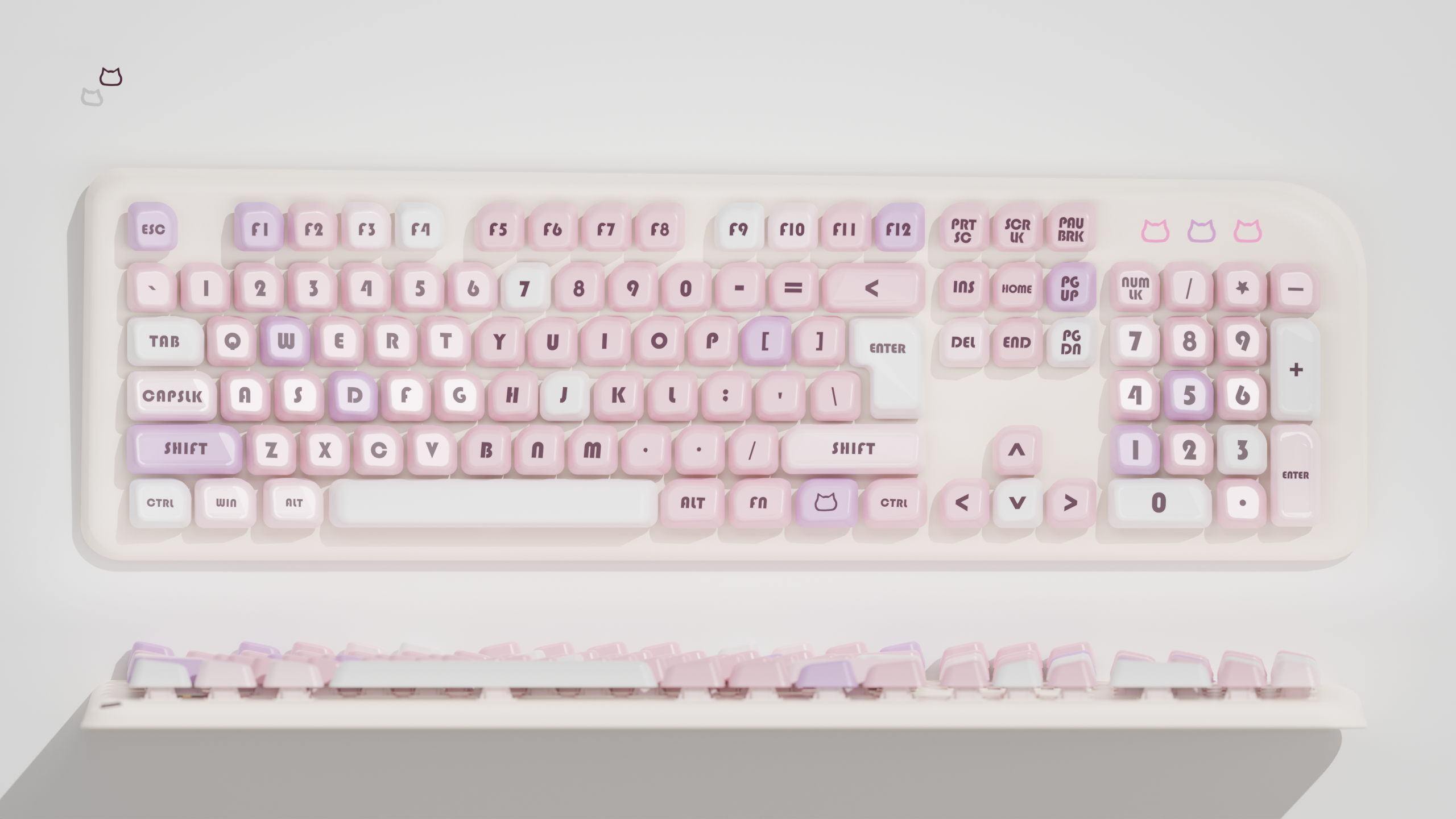 product design，Female design，Mechanical keyboard，Nail art keyboard，
