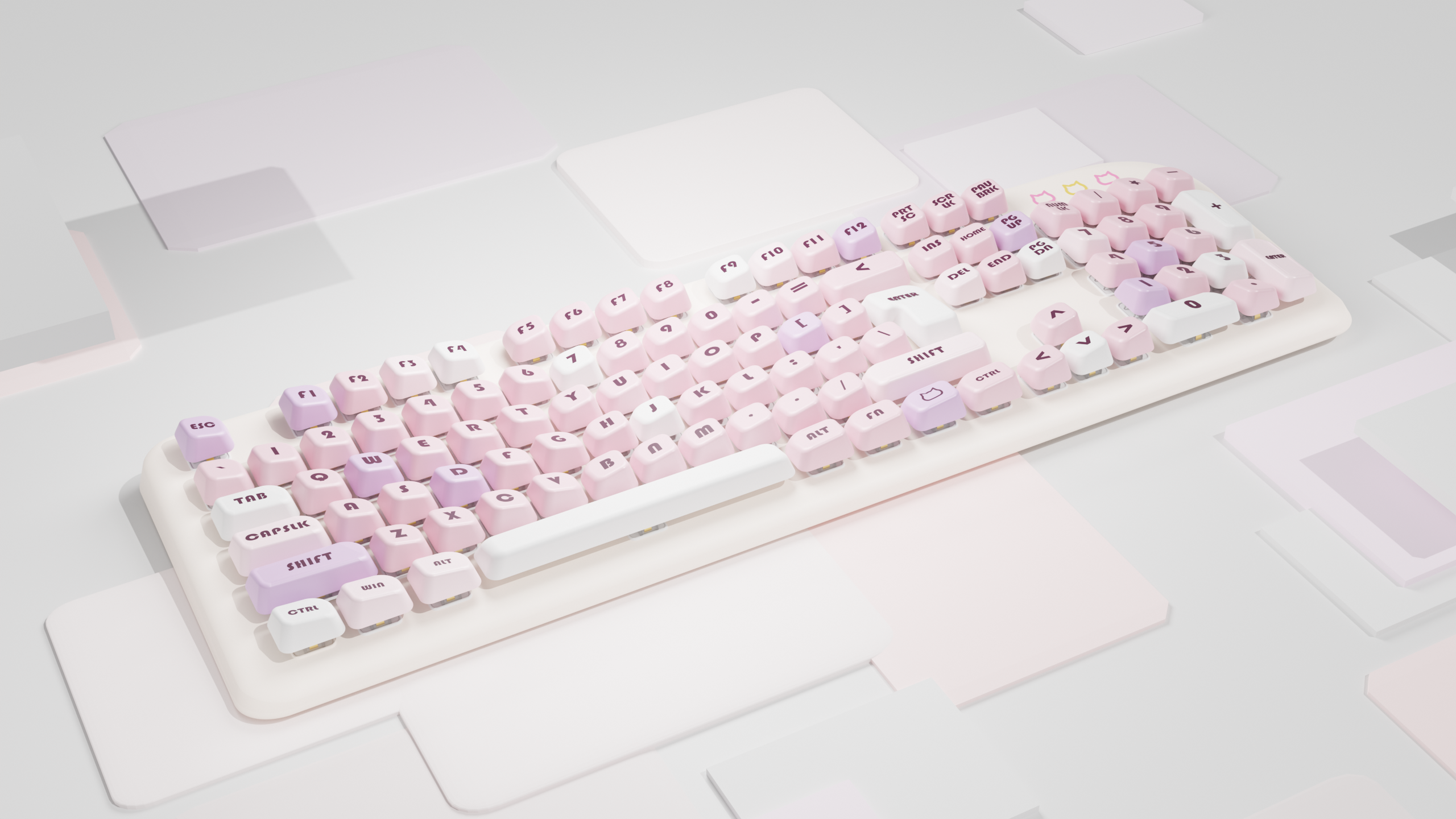 product design，Female design，Mechanical keyboard，Nail art keyboard，