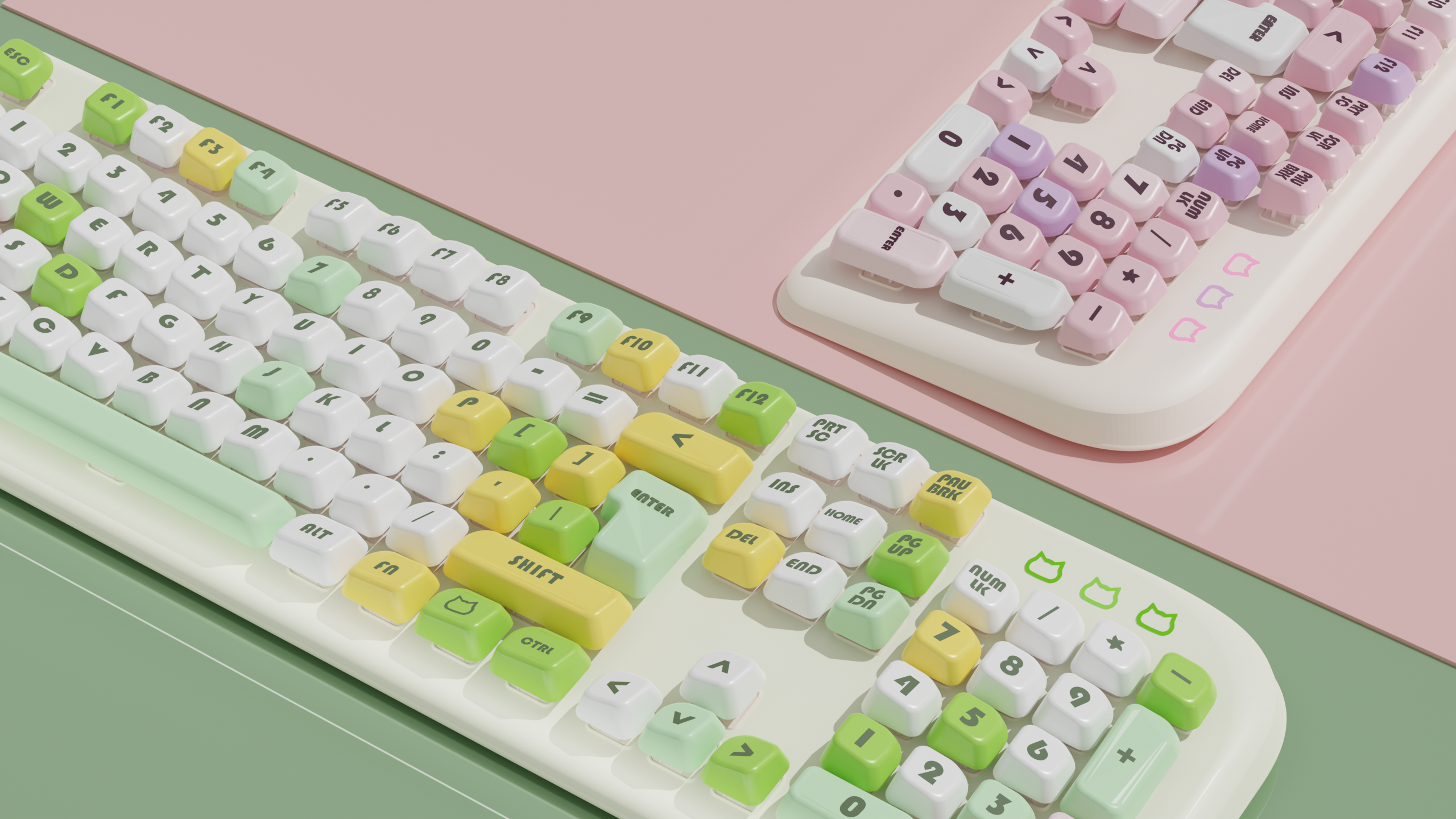 product design，Female design，Mechanical keyboard，Nail art keyboard，