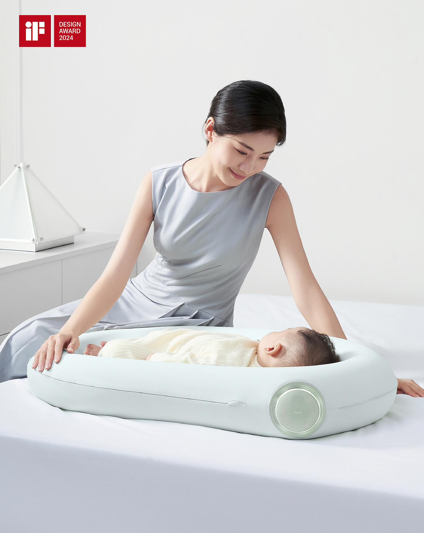 industrial design，product design，2024IF Design Award，Nursery Cabin，Scientific parenting，Electric steamer，Multi-functional cooking pot，Washing and drying integrated underwear washing machine，