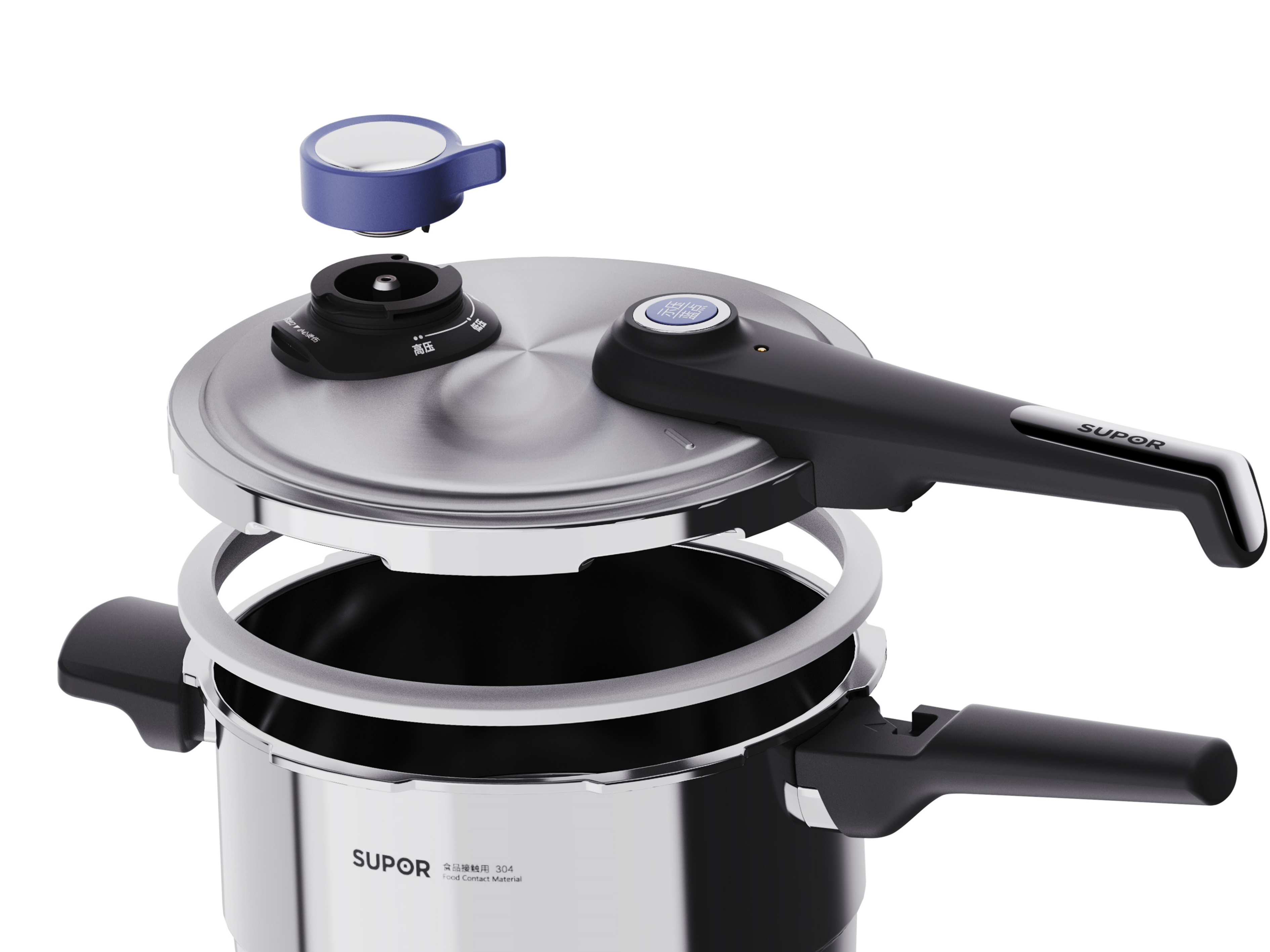 Pressure cooker，Pressure regulating valve，Pressure function，steamer，K-on，