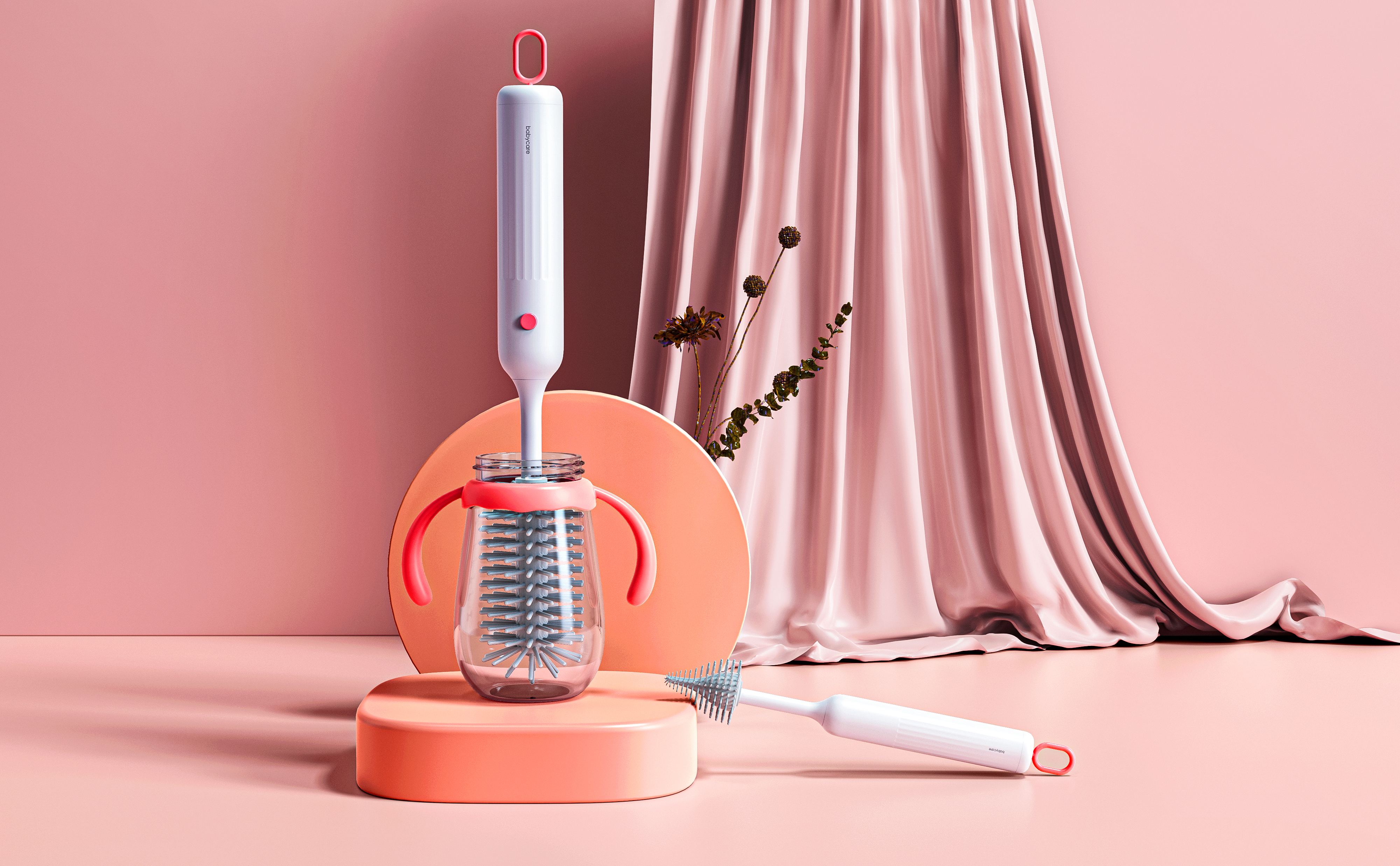 milk bottle brush，