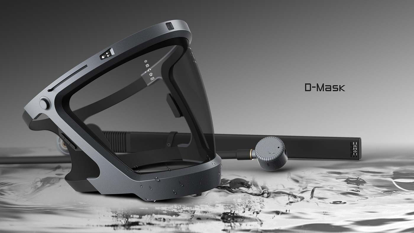 D-Mask，Swimming，diving，Goggles，