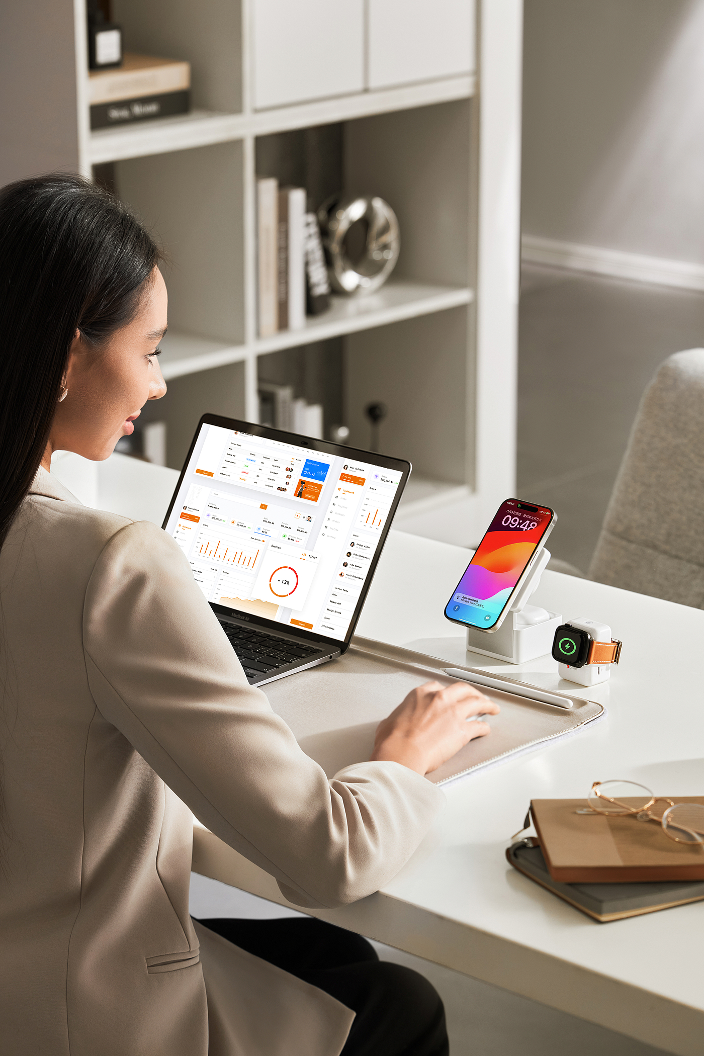 Wireless charging，Thought design，3c，product design，industrial design，portable battery，