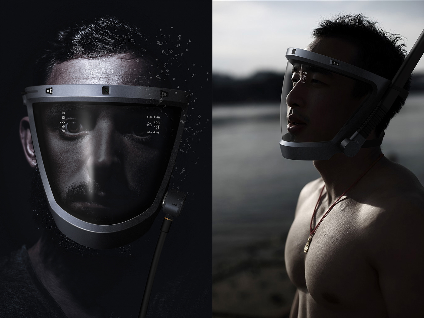 D-Mask，Swimming，diving，Goggles，