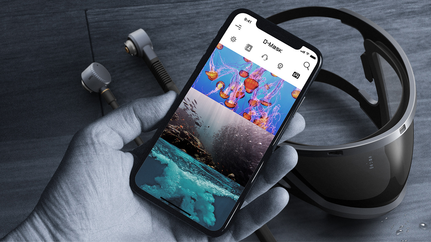 D-Mask，Swimming，diving，Goggles，