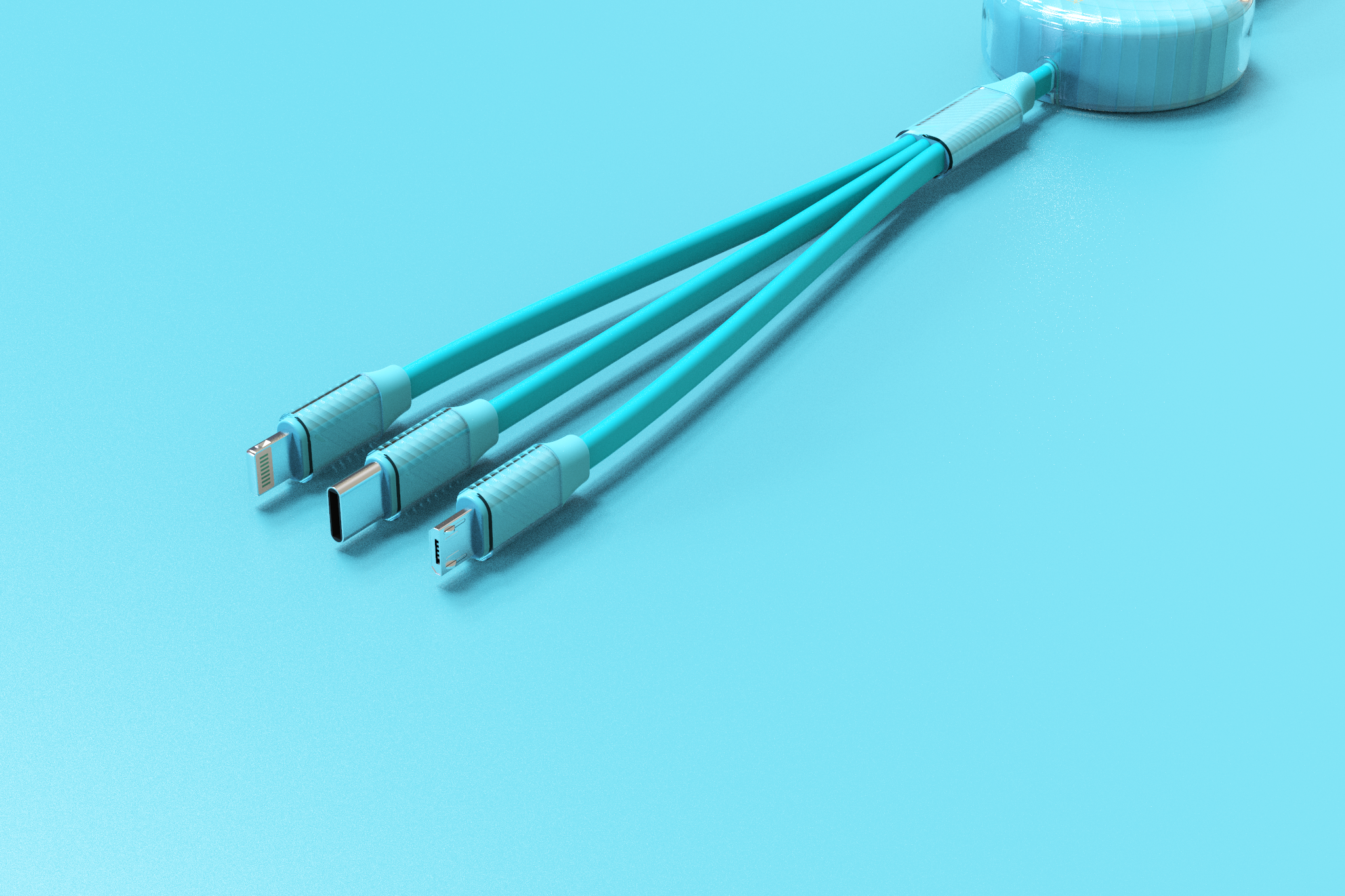 One drag three，data line，transparent，lines，