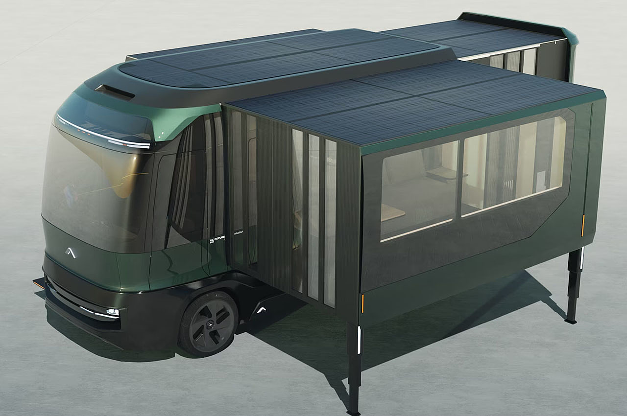 Mobile house，industrial design，automobile，Futurism，