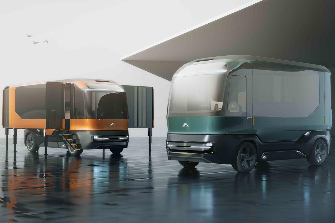 Mobile house，industrial design，automobile，Futurism，