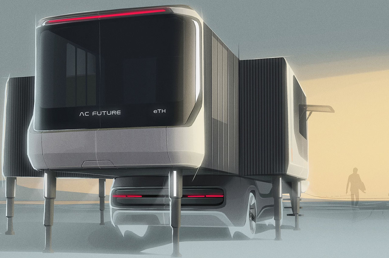 Mobile house，industrial design，automobile，Futurism，