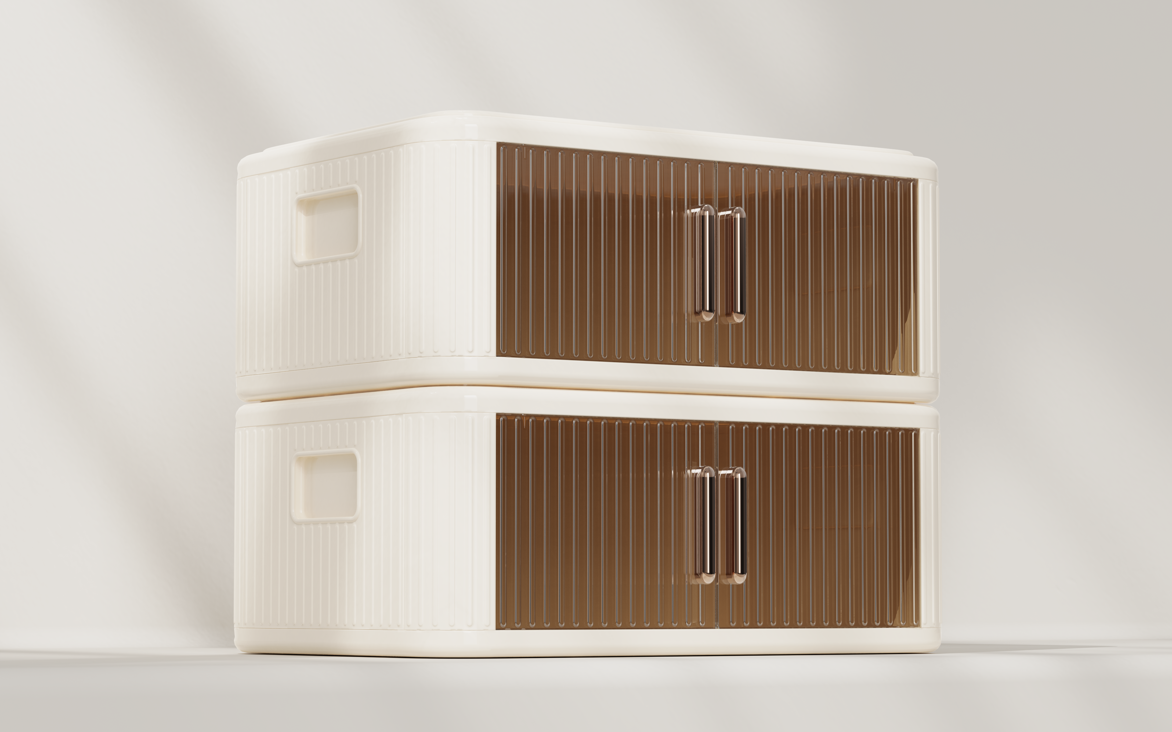 Storage box，Storage cabinet，Receive，Folding storage box design，