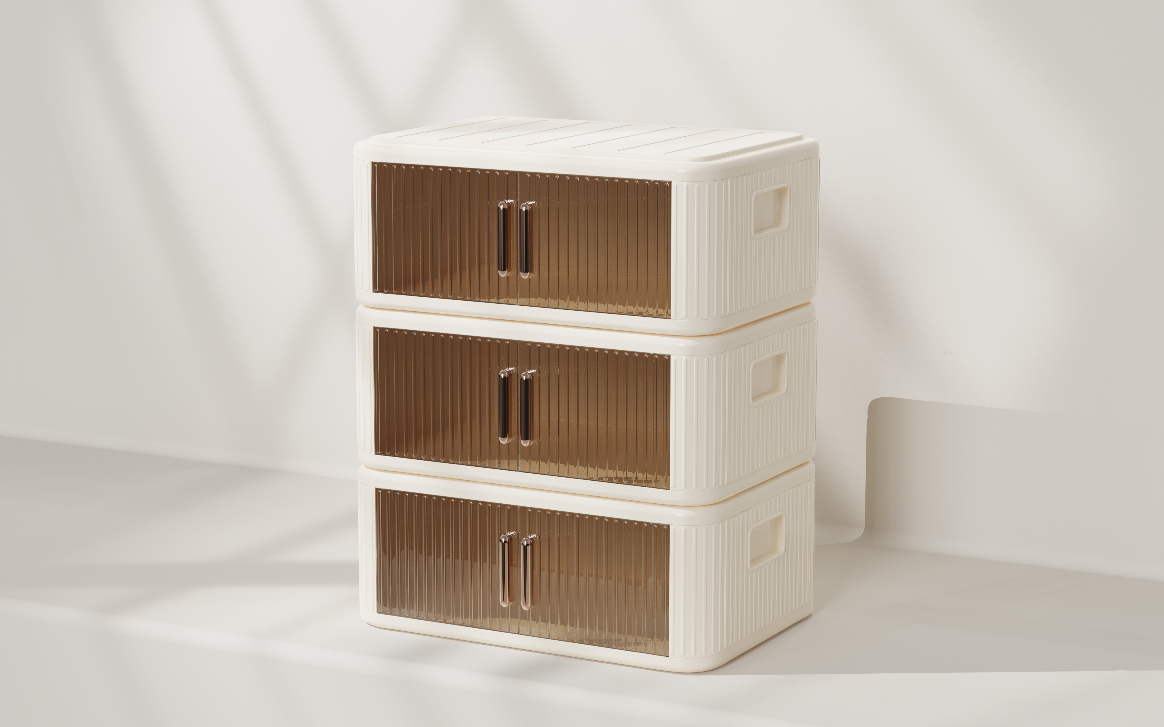 Storage box，Storage cabinet，Receive，Folding storage box design，