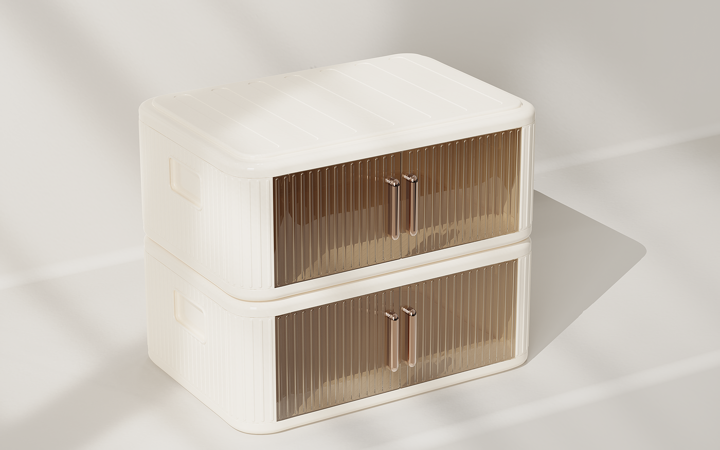 Storage box，Storage cabinet，Receive，Folding storage box design，