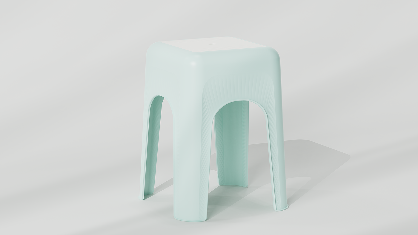 凳子，塑料凳子，家居设计，家具设计，产品设计，
