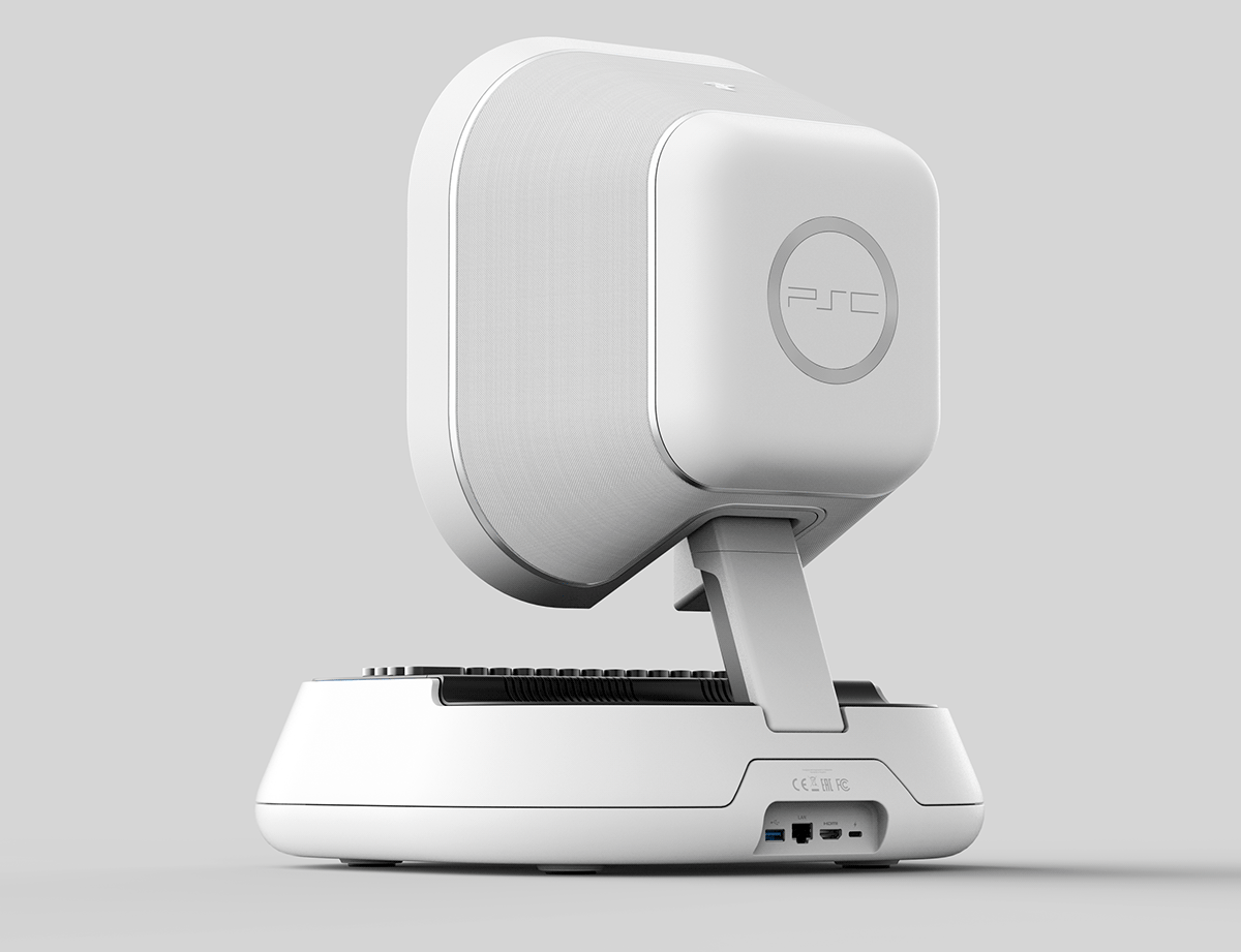 Sony，PlayStation，game，concept，loudspeaker box，industrial design，