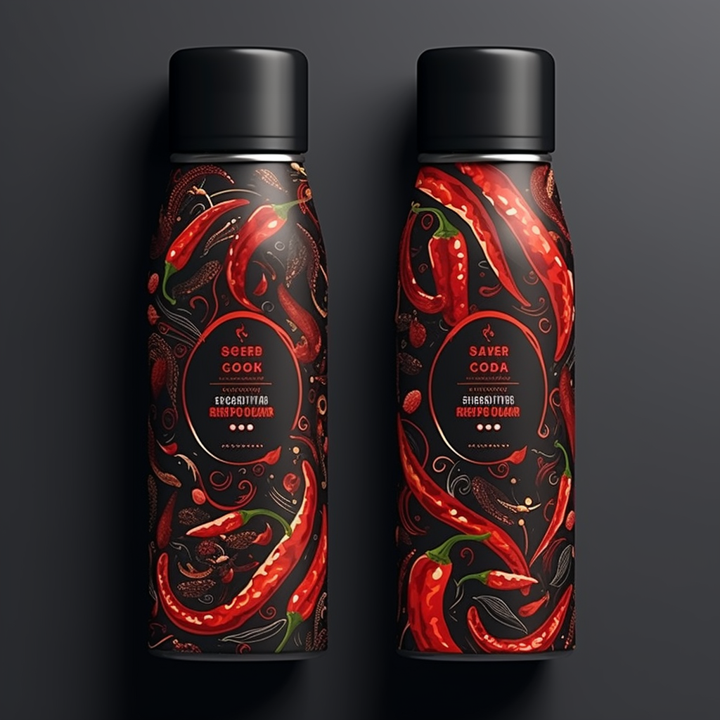 Pepper packaging design/fast food packaging design/condiment packaging，