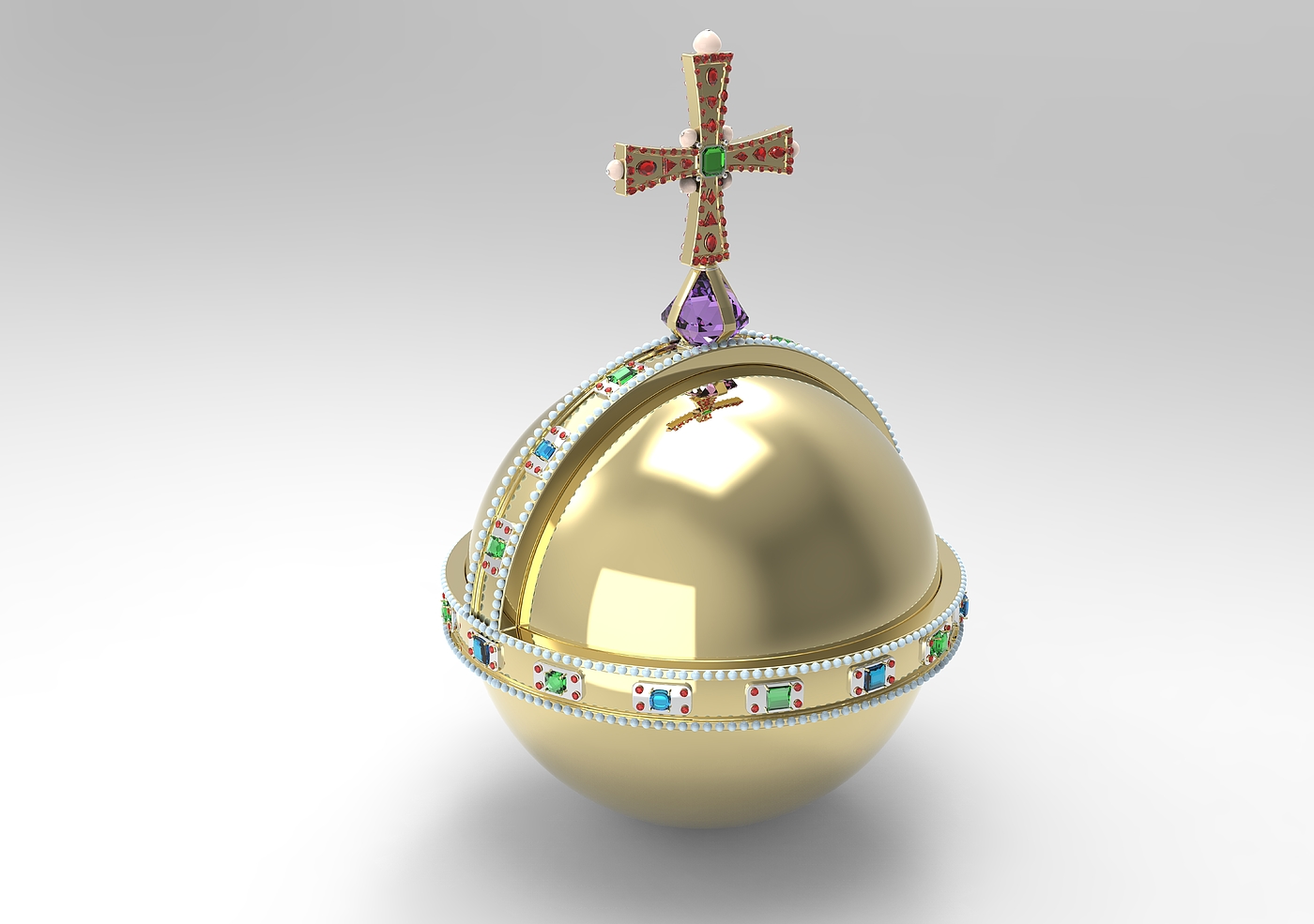 基督教，君主之球，加冕，珠宝设计，rhino，