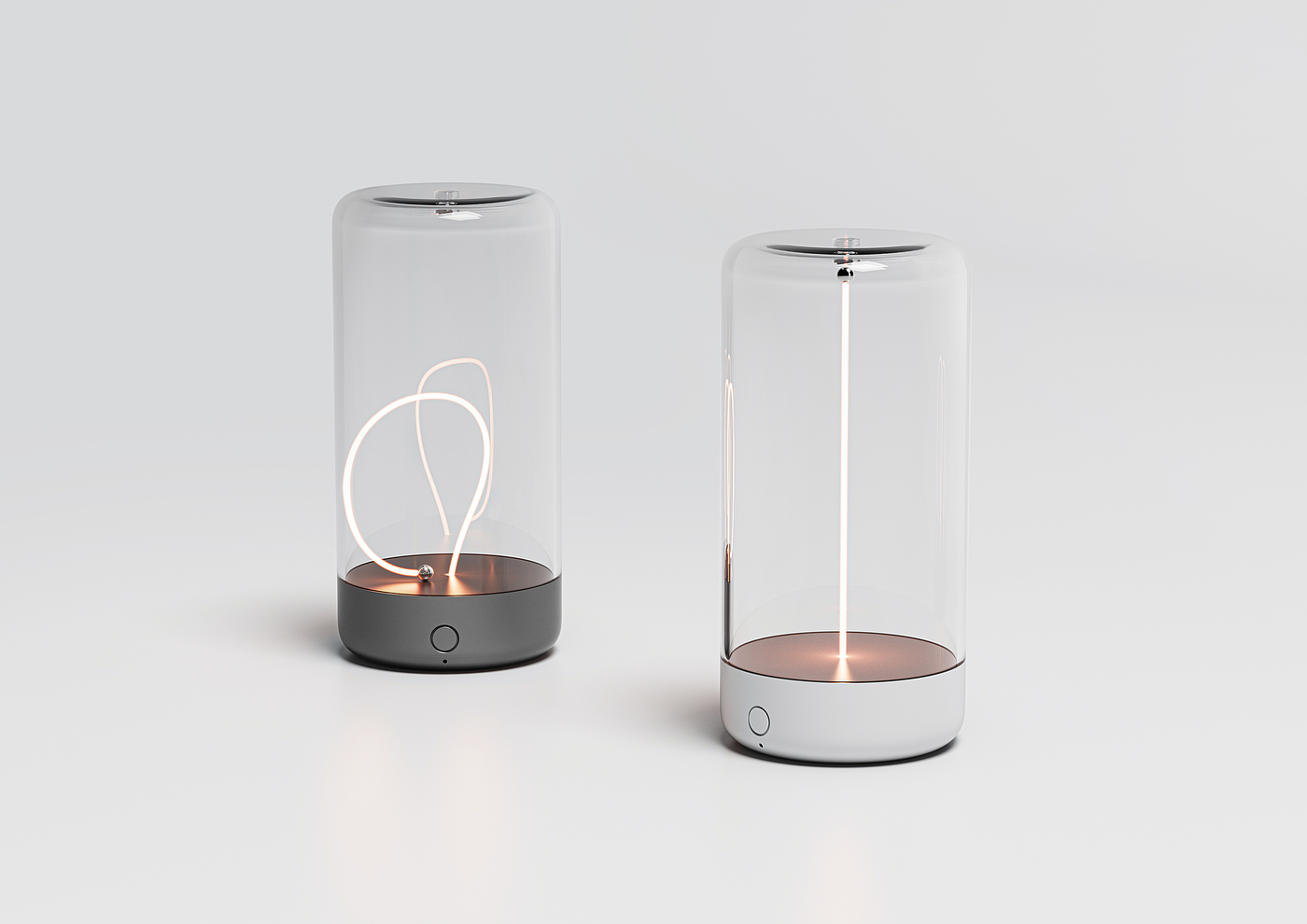Zero-to-One Design，Atmosphere lamp，Linear filament，Simple design，Original design，industrial design，