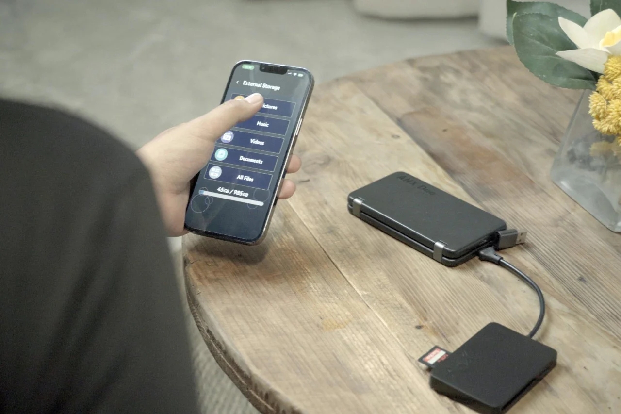 portable battery，ANX Duo，Charging Hub，transfer files，