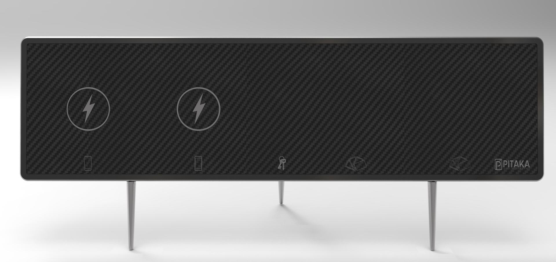 Support wireless charging，Wallet Storage，Key storage，