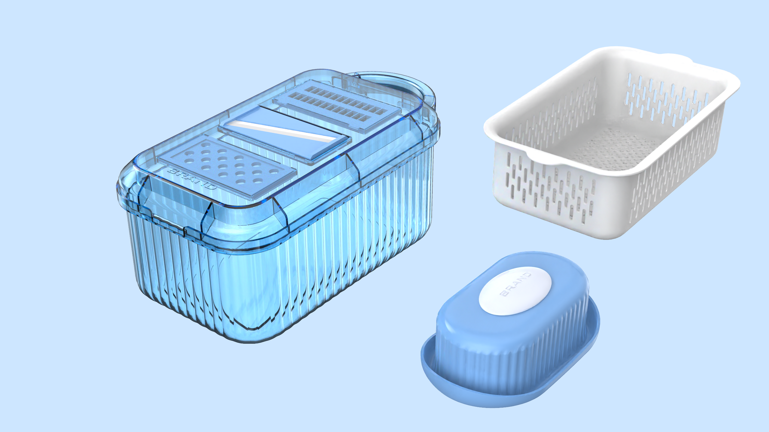 Multi-function slice，Vegetable Cutting Artifact，potato wire grater，Wire wiper，Household kitchenware，