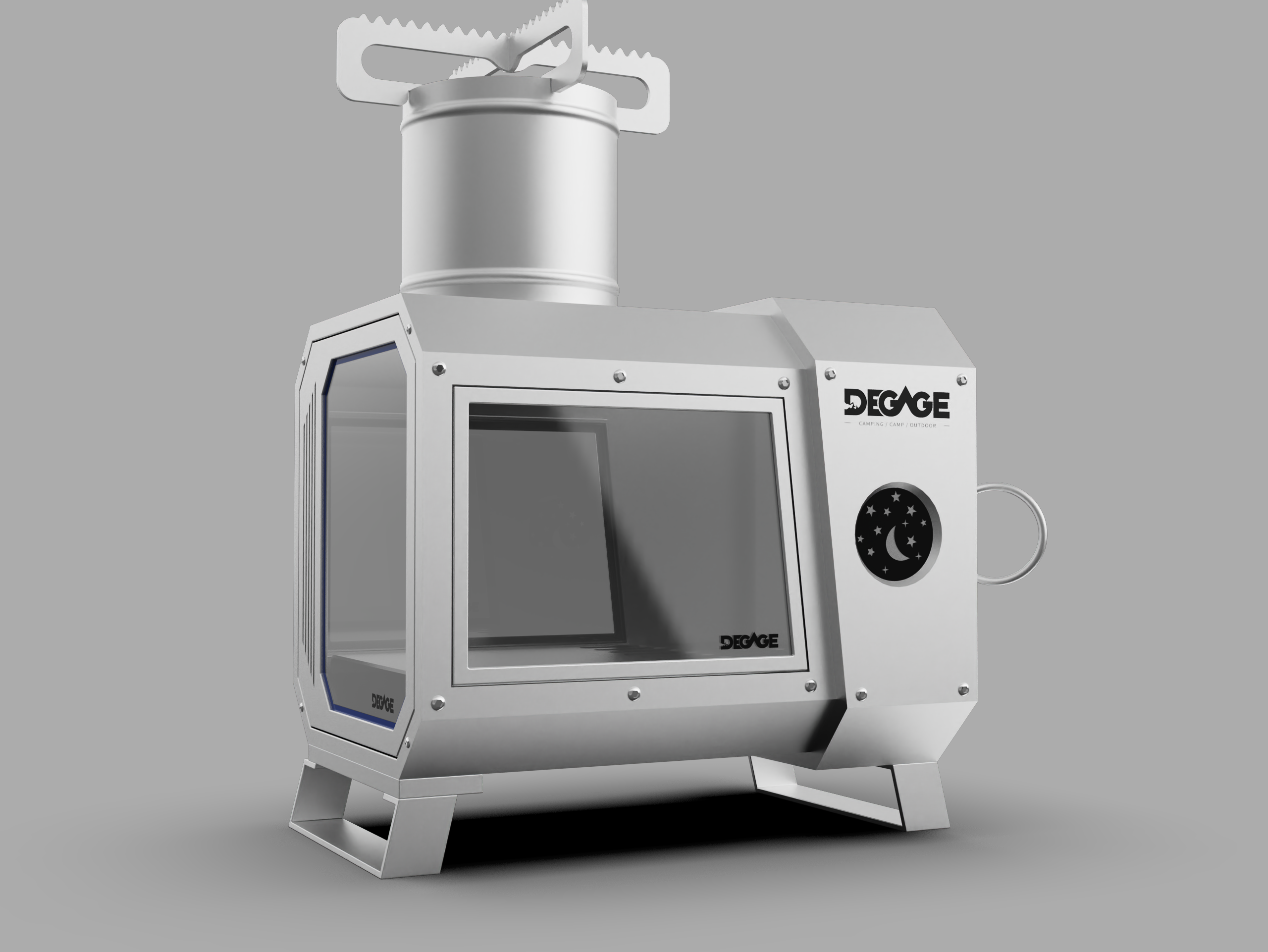 Outdoor viewing stove，camp，camping，barbecue，