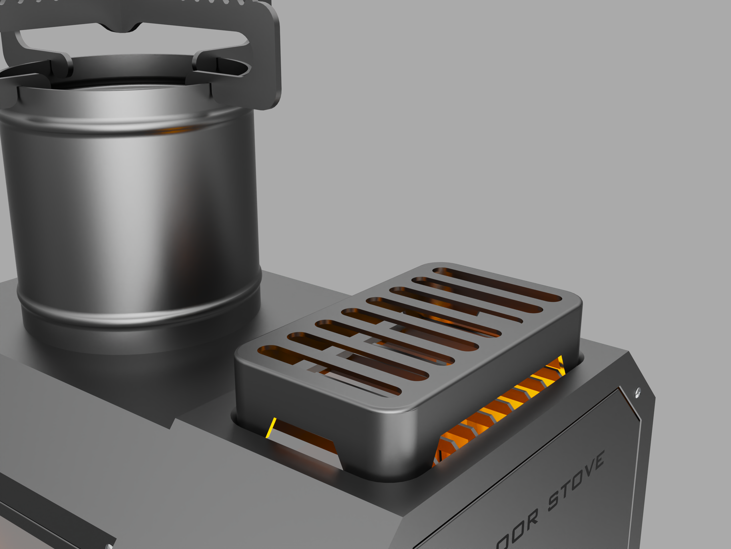 Outdoor viewing stove，camp，camping，barbecue，