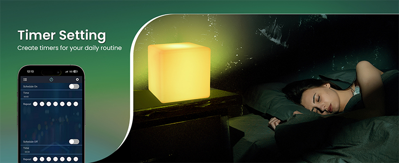 Atmosphere lamp，Floor lamp，DIY bedside table，