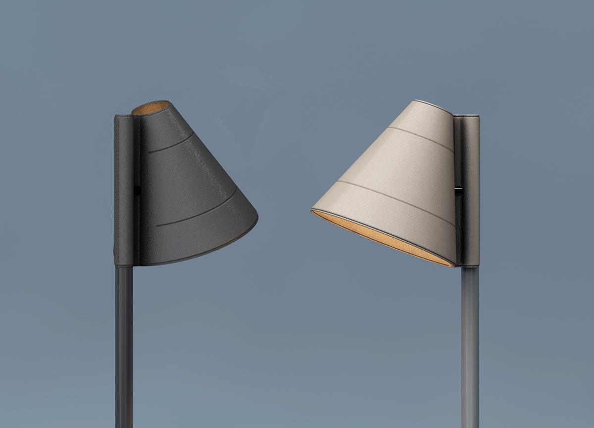 product design，Floor lamp，Leatherwear，