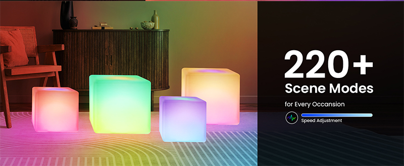 Atmosphere lamp，Floor lamp，DIY bedside table，