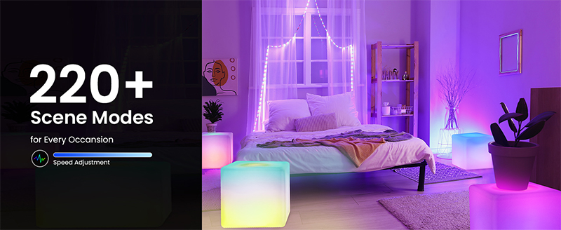 Atmosphere lamp，Floor lamp，DIY bedside table，