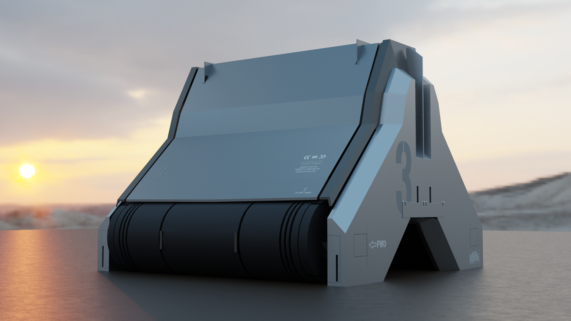 Digital art，solid modeling，automobile，