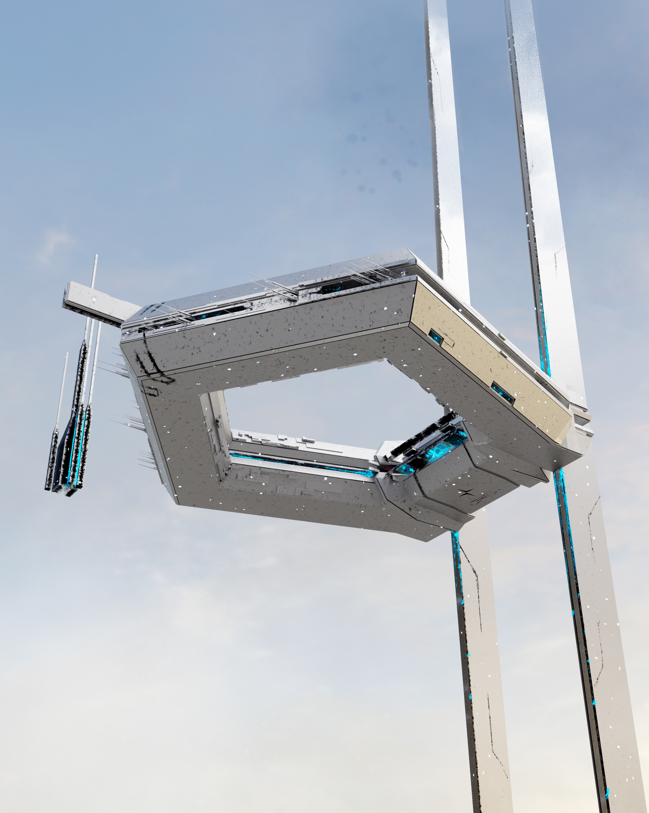 Digital art，solid modeling，automobile，